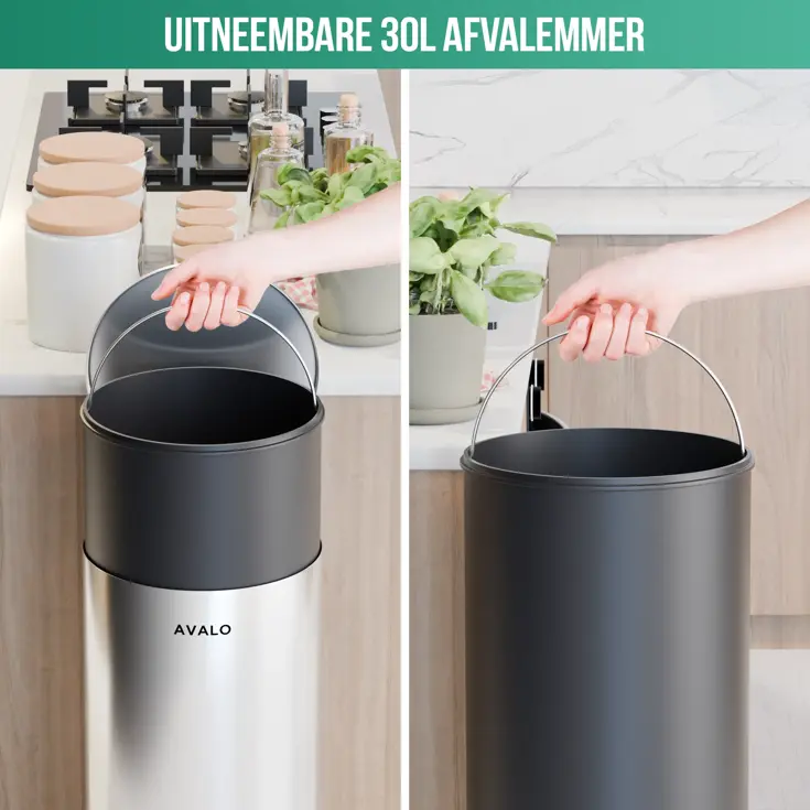 Avalo Pedaalemmer 30L - RVS