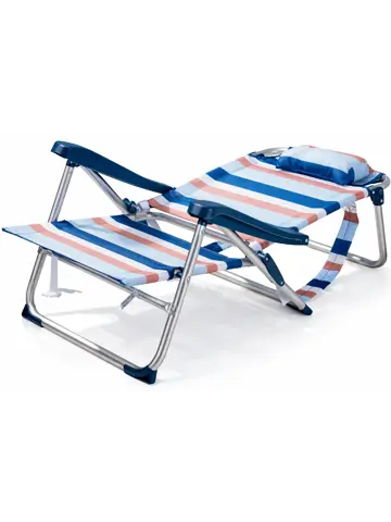 Opvouwbare strandstoel verstelbaar