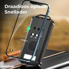Solar Powerbank Zwart 10.000 mah