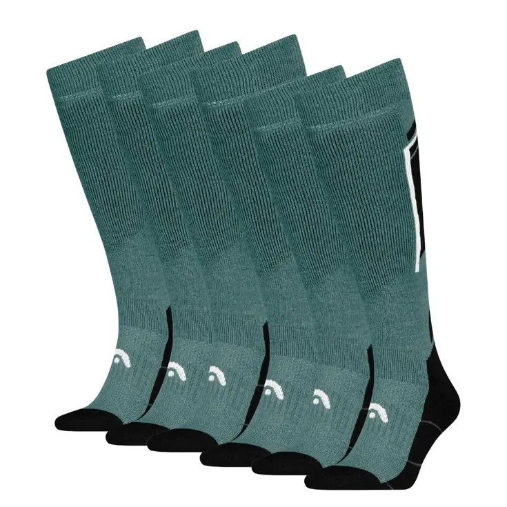 6 paar - Unisex - Skisokken