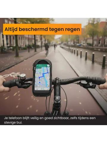 Robuuste Telefoonhouder Fiets & Motor Waterdicht