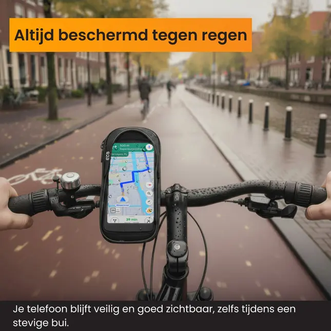 Robuuste Telefoonhouder Fiets & Motor Waterdicht