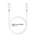 USB-C naar USB-C kabel 2 meter