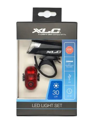 XLC Lampset Led USB Zwart