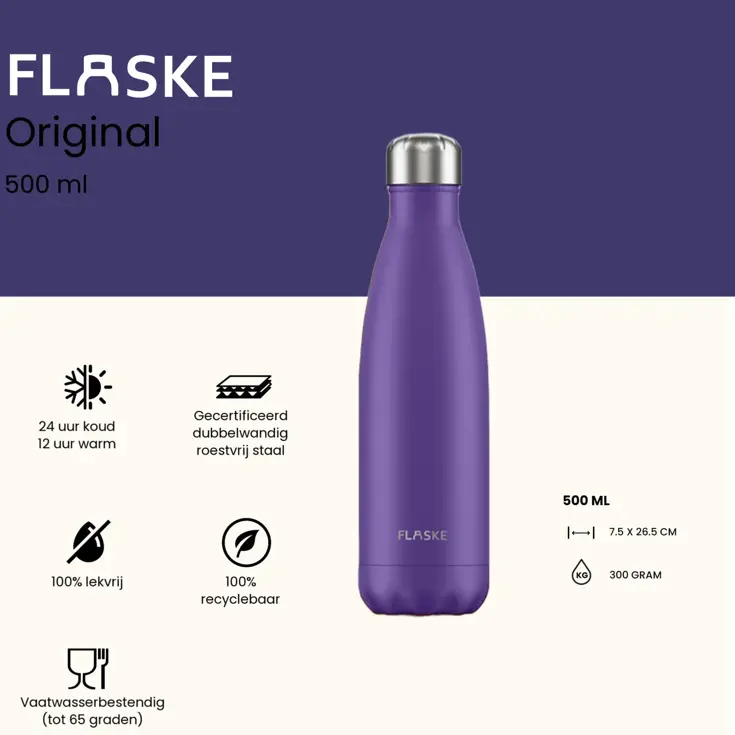 Drinkfles RVS 500 ml