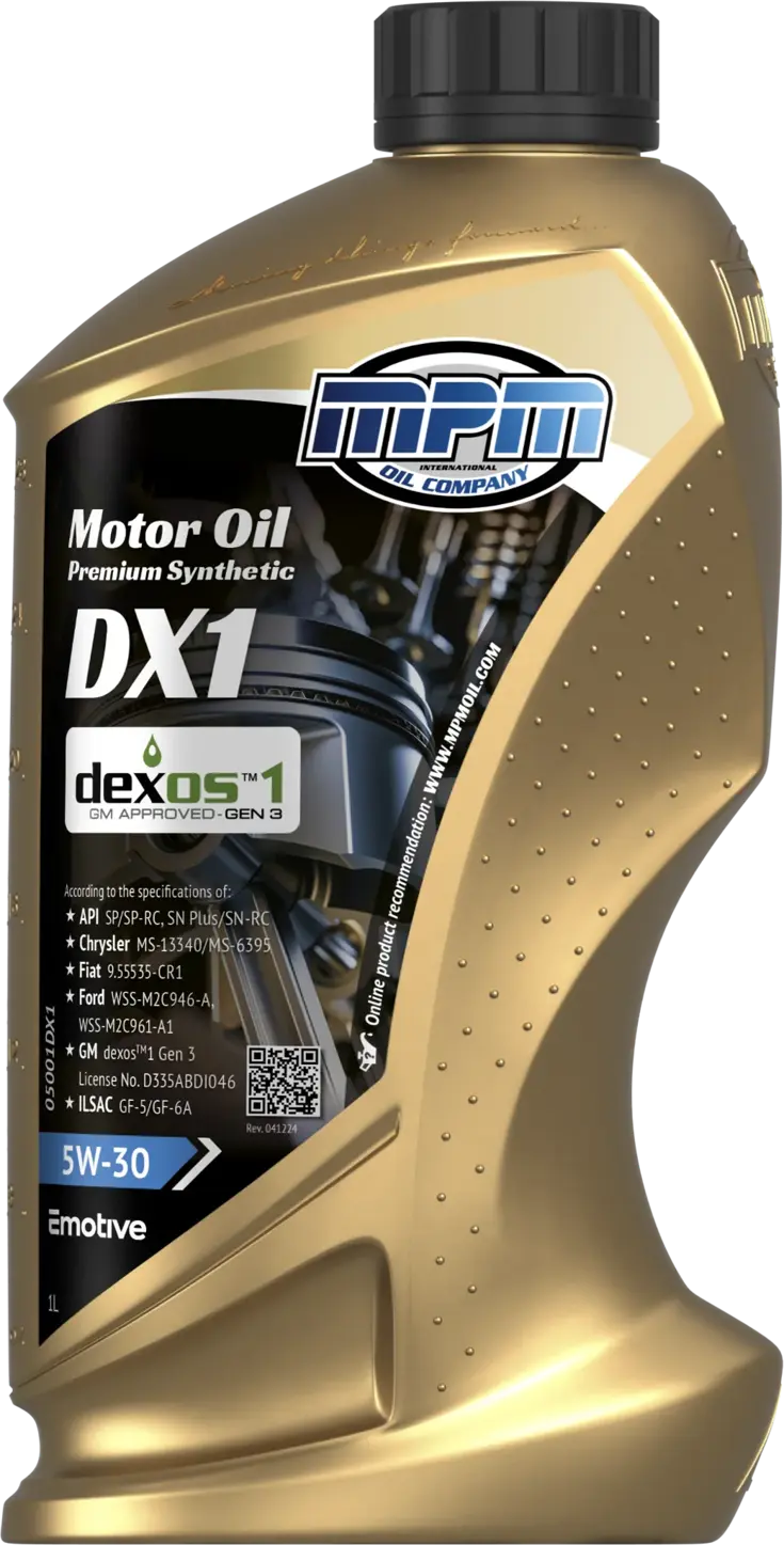 motorolie 5w30 dexos1 premium synthetic | 1