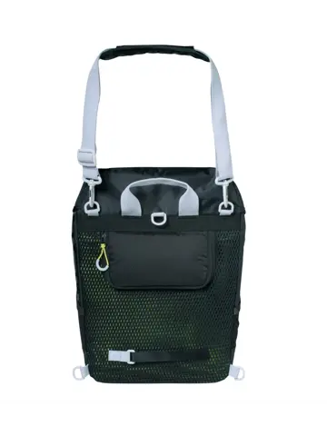 Basil rugtas Miles daypack black lime 17L