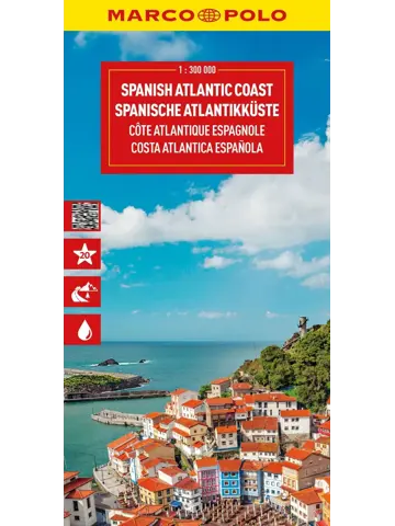 Wegenkaart Spaans-Atlantische Kust
