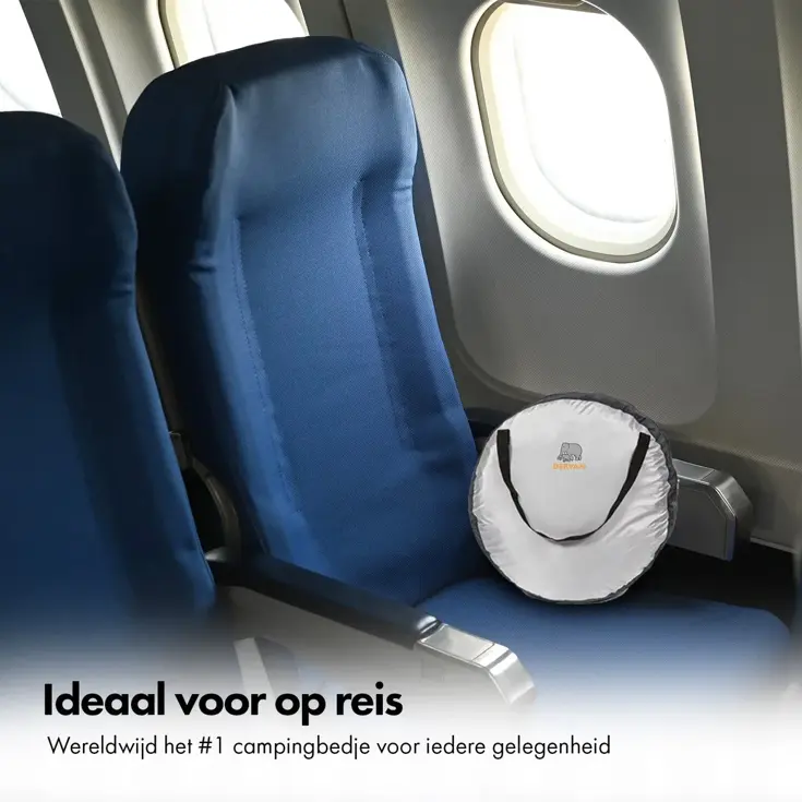 Baby luxe campingbedje - Zelfopblaasbare matras