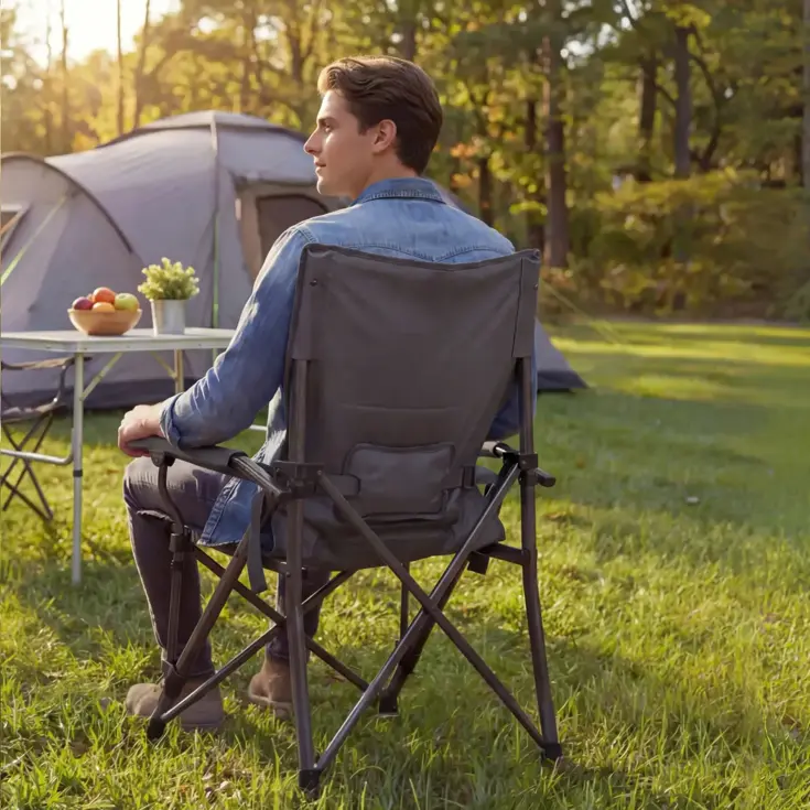 Ergonomische Campingstoel - Opvouwbaar - 2-pack