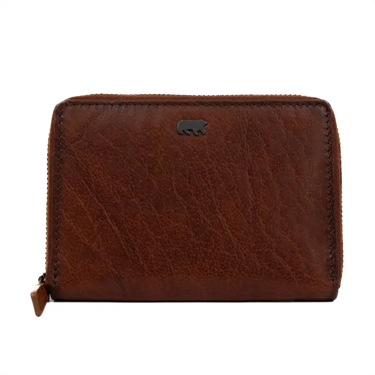 Marijn - Leren Ritsportemonnee - RFID