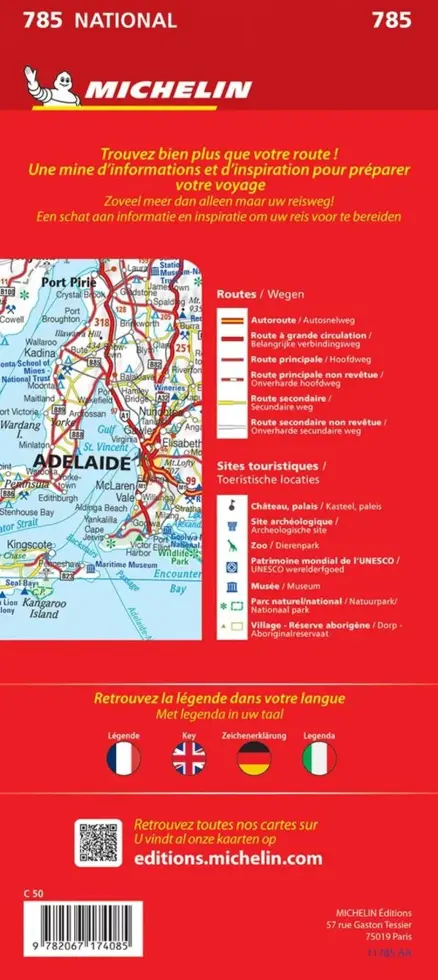 Wegenkaart National 785 Australië