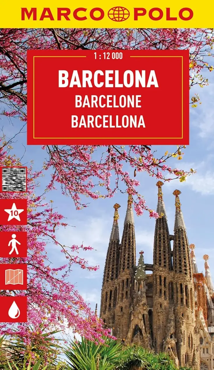 Stadsplattegrond City Map Barcelona 1:15.000