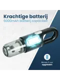 Snoerloze auto stofzuiger - draagbaar