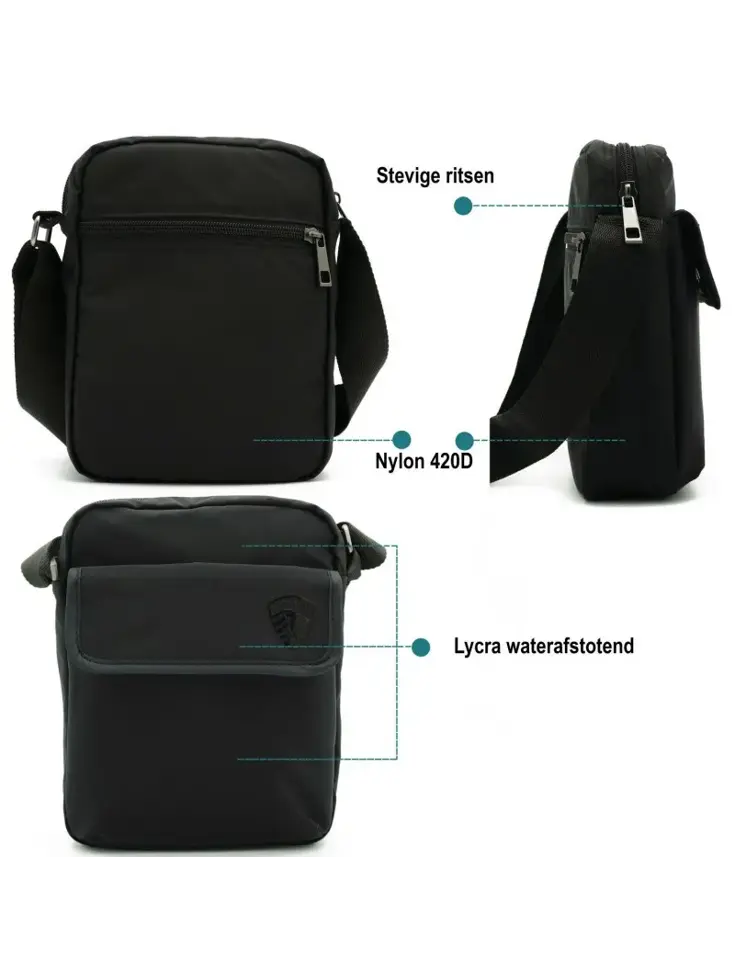Paspoort Schoudertas - Anti Skim - Crossbody Tas