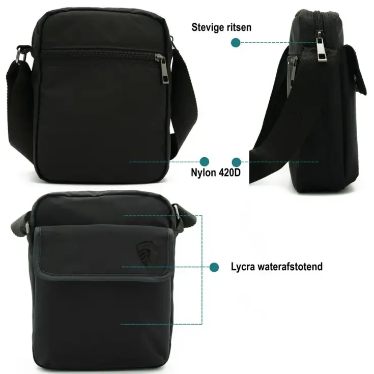 Paspoort Schoudertas - Anti Skim - Crossbody Tas