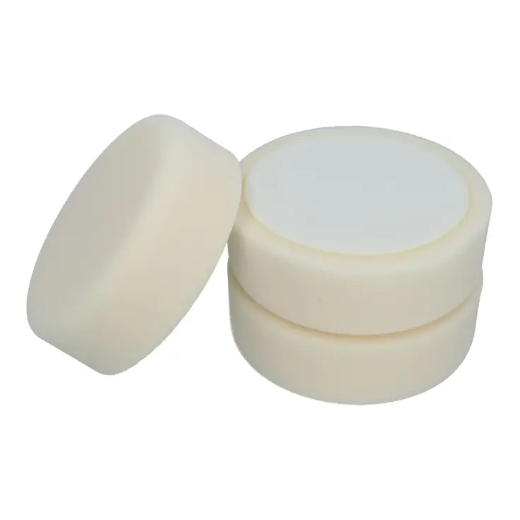 Witte polijstpads medium, 150mm, 3 stuks