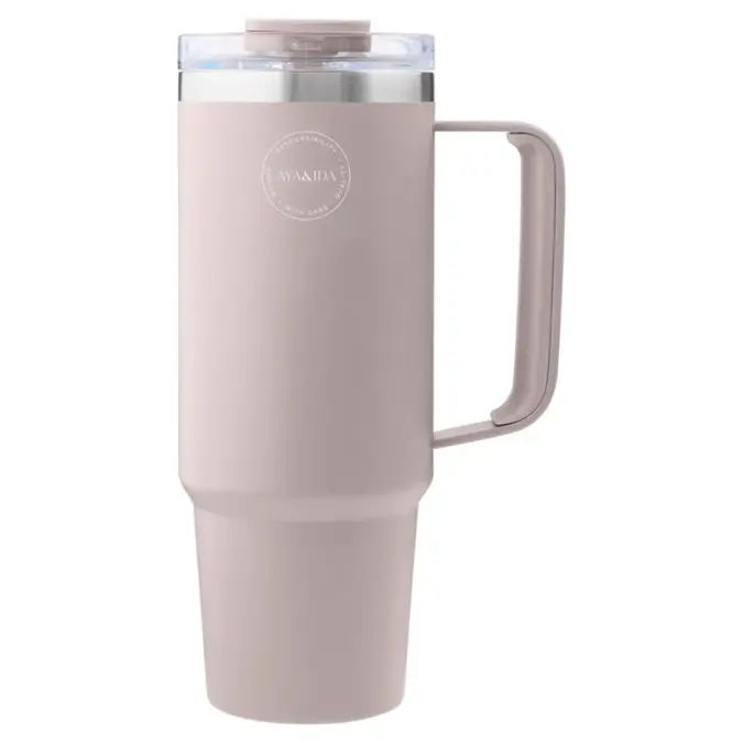 Thermosbeker AYA&IDA Thermocup with staw 885 ml