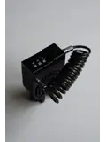 Kabelslot helmslot - zwart - met code