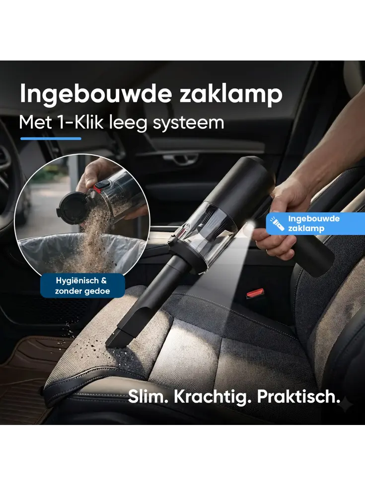2-in-1 Auto Stofzuiger Pro - Opvouwbaar
