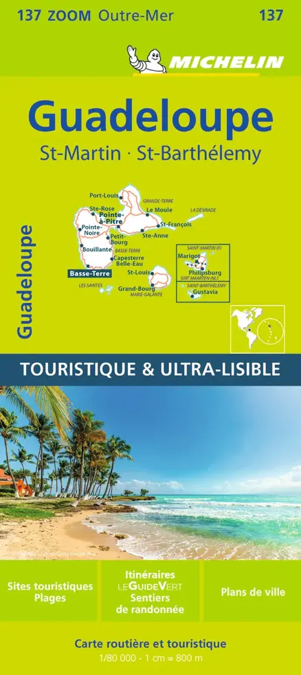Wegenkaart Zoom 137 Guadeloupe