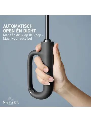 Nafaka Automatische storm paraplu met opberghoes