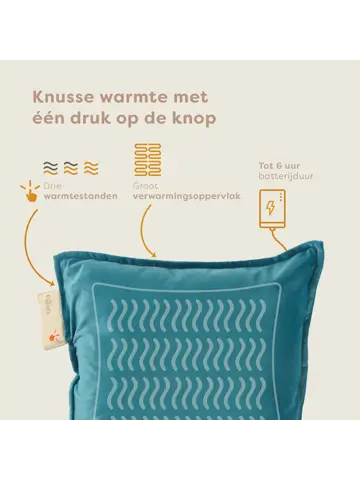 Pleafs Warmtekussen 45x45cm Plush