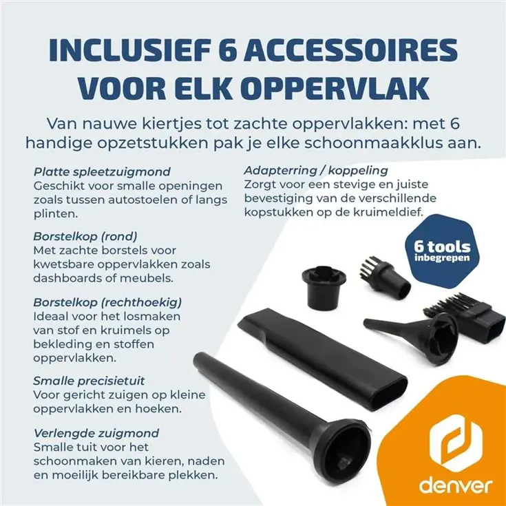 Kruimeldief Airduster 2-1 blower incl. Accessoires