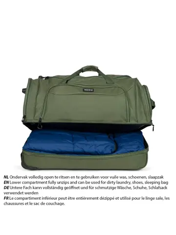 Reistas met wielen 96 Ltr