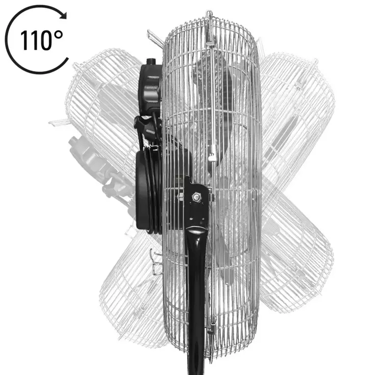 Trotec Statiefventilator TVM 18S zwart - 3 standen