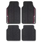 Sparco automatten set - Rubber - Rood