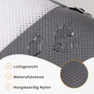 Compressie Packing Cubes – 6 stuks – Zwart