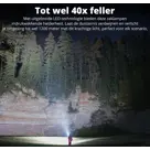 FlinQ Oplaadbare Zaklamp - 1200 meter bereik