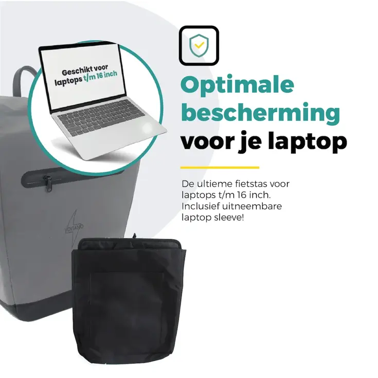 Voltano Luxe E‑bike Fietstas 28 L