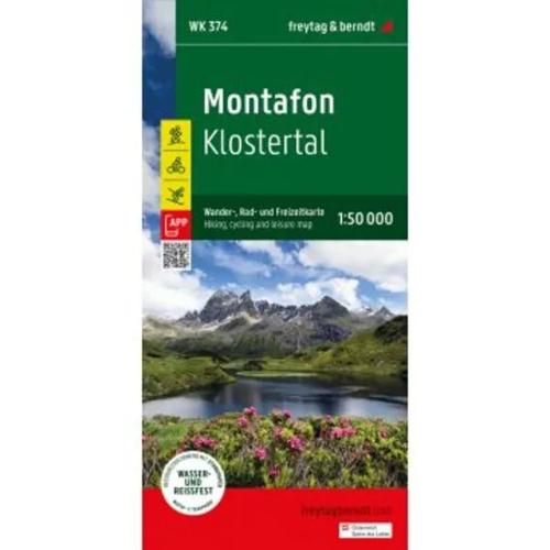 Wandelkaart WK374 Montafon - Silvretta