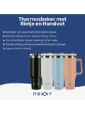 Nexxt Thermosbeker met Rietje - 1,2 Liter