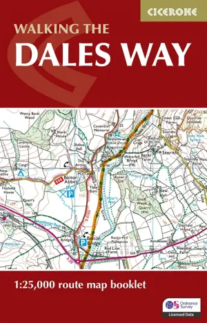Kaartgids Booklet The Dales Way Map
