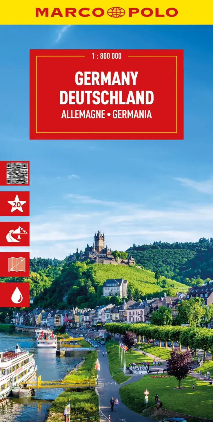 Wegenkaart Duitsland