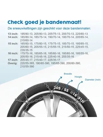 ProPlus Sneeuwkettingen - KNN80