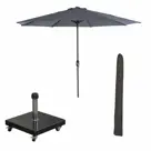 Lotus Stokparasol incl voet en hoes
