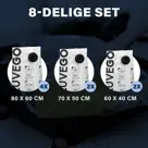 Luvego - Vacuümzakken voor Kleding - 8-Pack