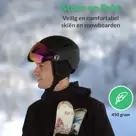 GO-OFF SPEED skihelm - matzwart maat S