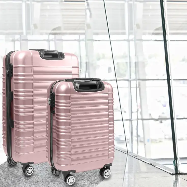 Kofferset – 2 Delig – 38L – Roségoud