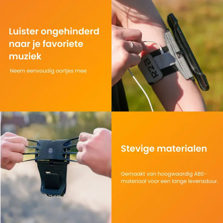 Hardloop telefoonhouder met 360° rotatie