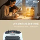 Luvego Elektrische Kachel 1800W - Keramisch