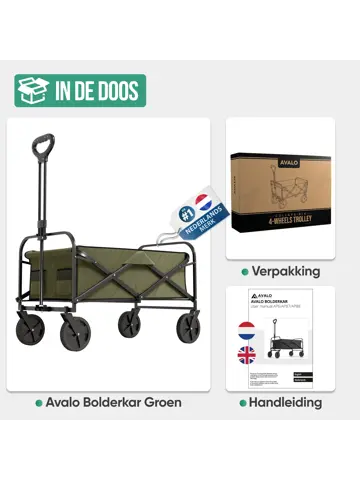 Bolderkar Opvouwbaar