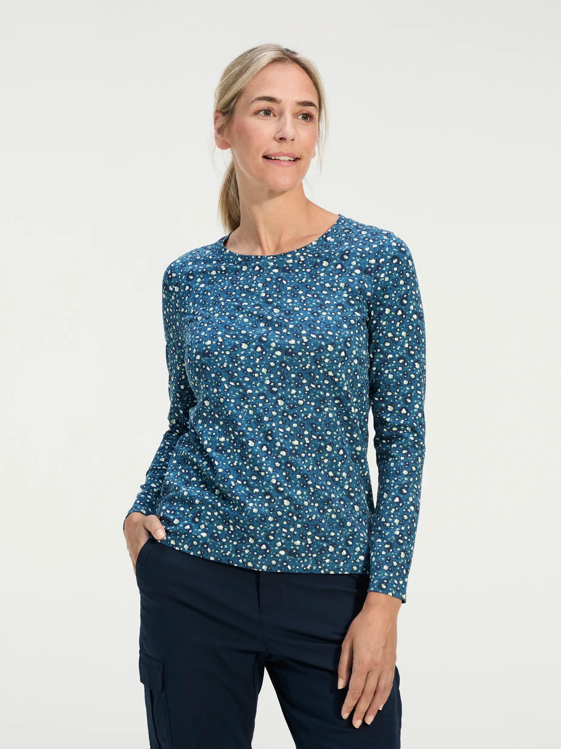 ANWB  Pavia  T-shirt dames  Human Nature  Blauw   XL