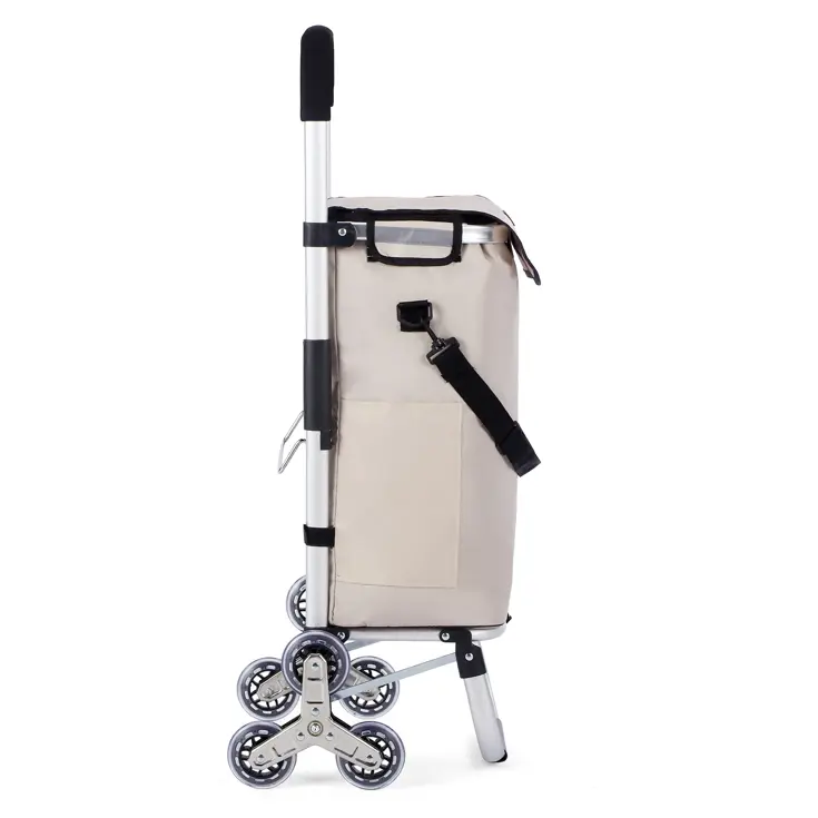 Boodschappentrolley 40L - Trapwielen