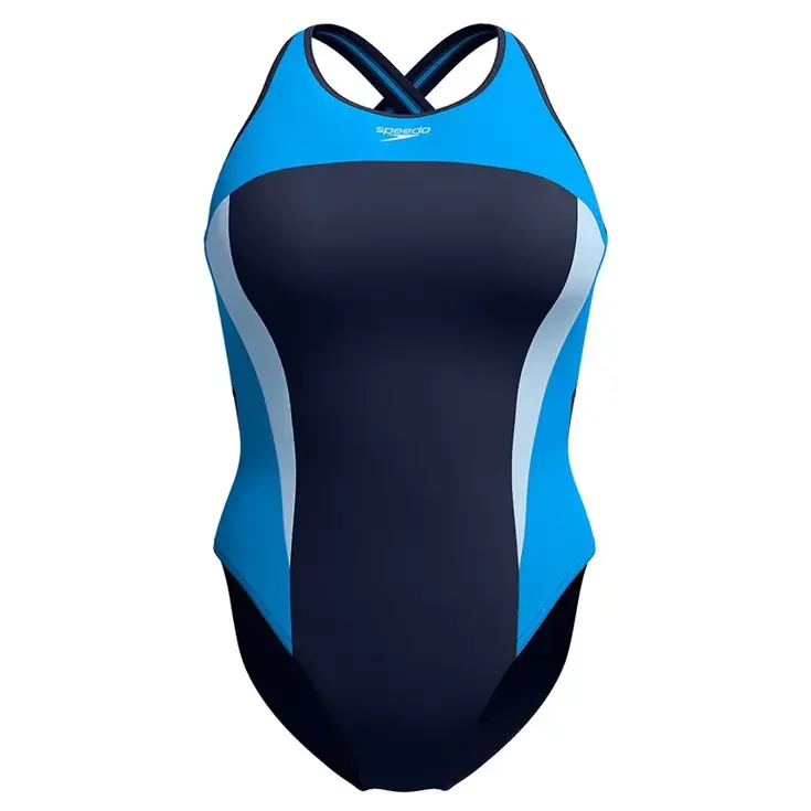High Neck Back Badpak - Dames