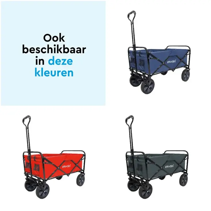 Bolderkar - Opvouwbaar -  80 KG